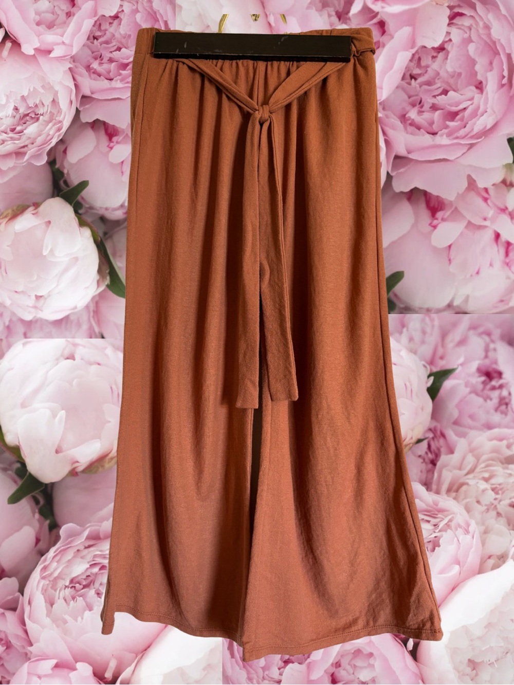 Rust Orange Wide Leg Lounge Pants Active USA Women’s Size Small